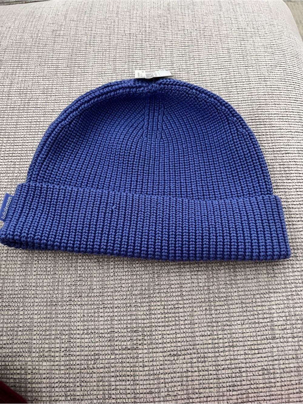 lululemon athletica Royal Blue Ribbed Knit Beanie